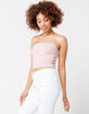 FULL TILT Essentials Pink Womens Tube Top image number 1
