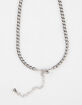 RSQ Link Cross Necklace image number 3