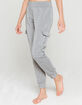 FULL CIRCLE TRENDS Cargo Womens Gray Jogger Sweatpants image number 2