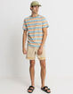 RHYTHM Everyday Mens Stripe Tee image number 6