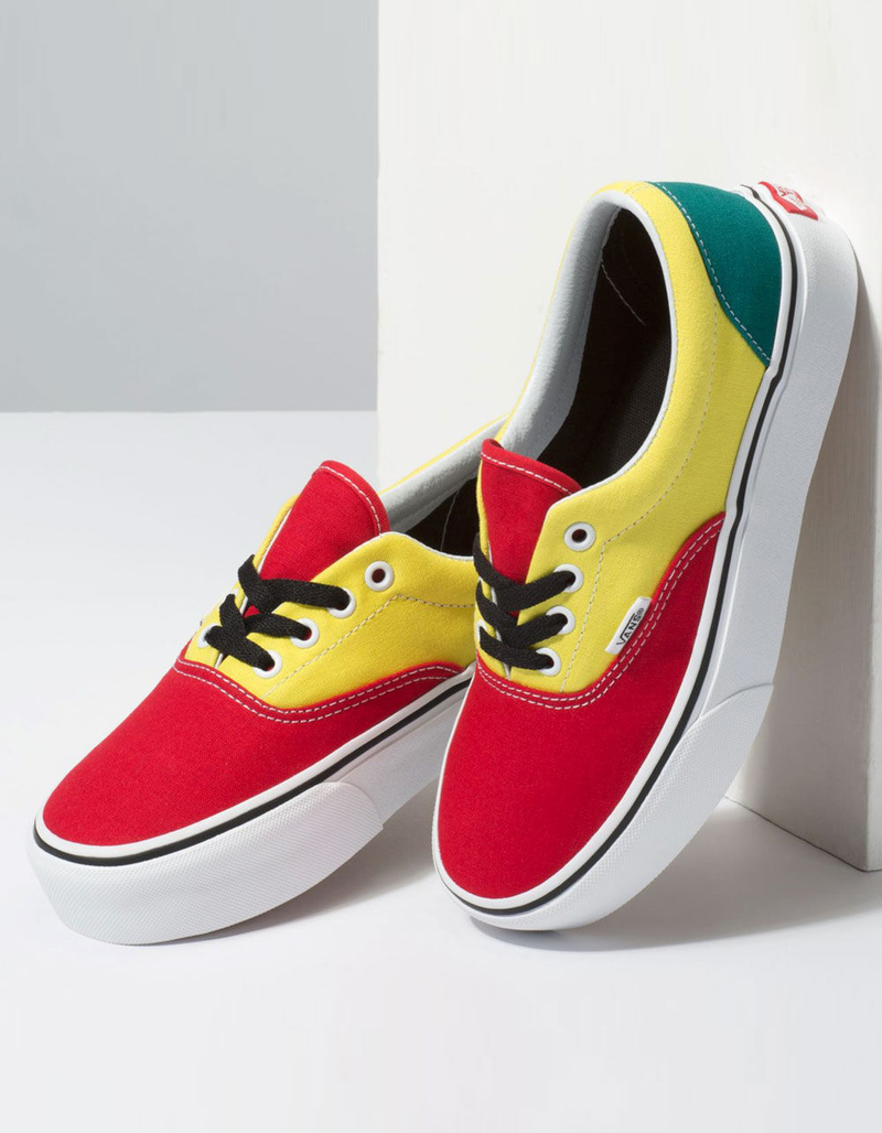 VANS Tri-Block Era Platform Womens Shoes image number 3