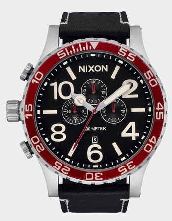 NIXON 51-30 Chrono Leather Watch Primary Image