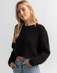 FULL TILT Womens Pullover Crew Neck Sweater image number 2