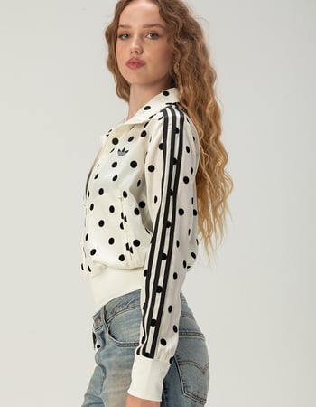 ADIDAS Originals Satin Polka Dot Womens Track Jacket Alternative Image