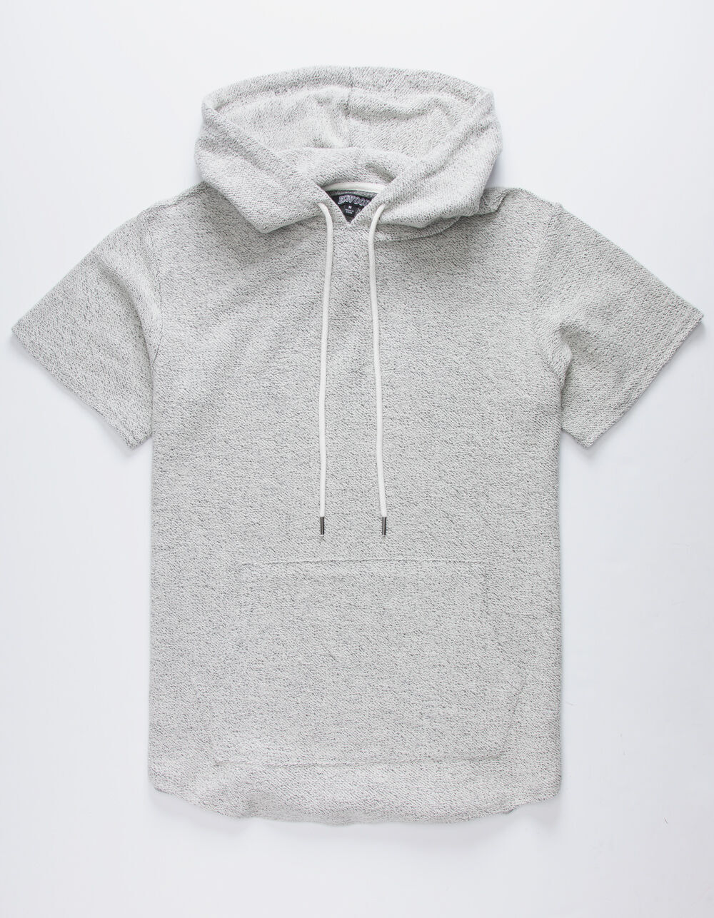 ELWOOD Curved Hem Mens Grey Short 