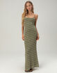 WEST OF MELROSE Womens Stripe Maxi Dress image number 1