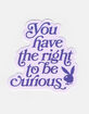 PLAYBOY Curious Sticker image number 1
