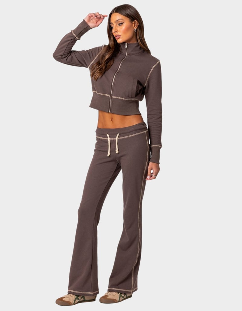 EDIKTED Alexia Low Rise Sweatpants image number 3