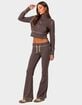 EDIKTED Alexia Low Rise Sweatpants image number 4