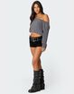 EDIKTED Cropped Off Shoulder Top image number 4