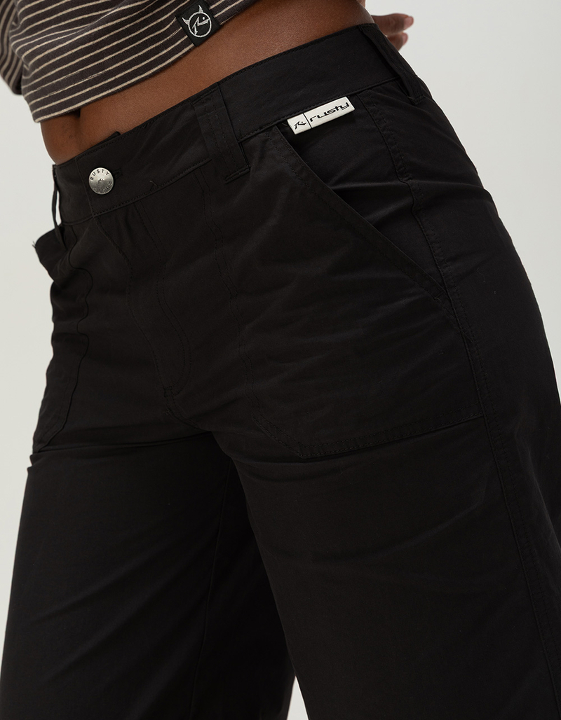 RUSTY Cameron Womens Low Rise Relaxed Capri Pants image number 4