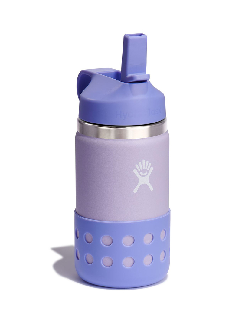 HYDRO FLASK 12 oz Wide Mouth With Straw Lid Kids Water Bottle image number 1