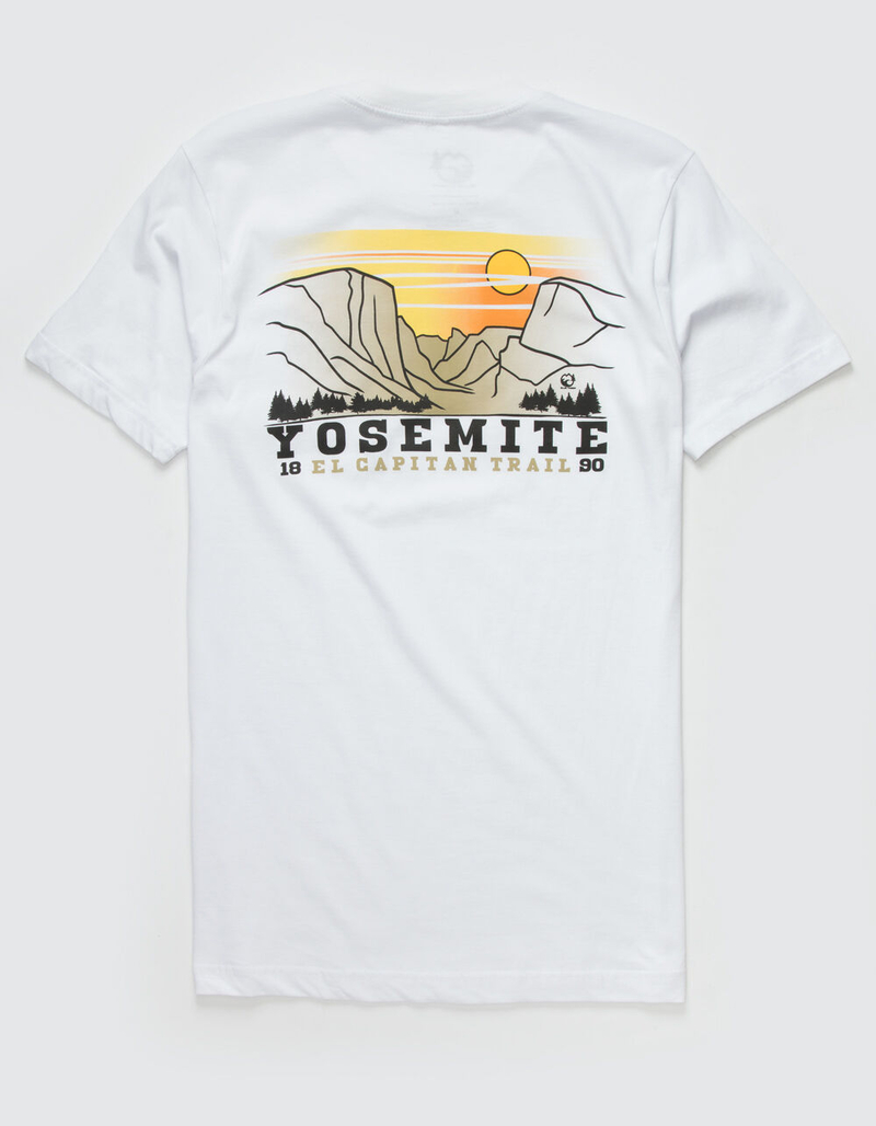 BLUE TIMBER Yosemite Mens White T-Shirt image number 0