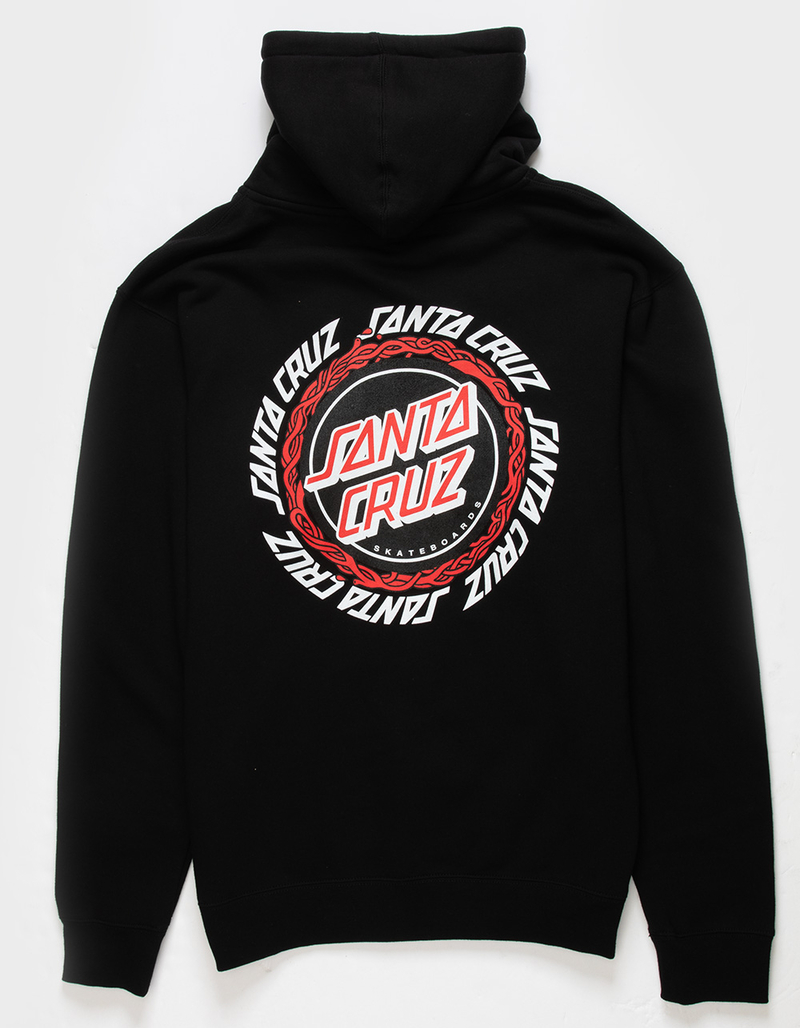 SANTA CRUZ Vessel Ringed Mens Zip Fleece Hoodie image number 0