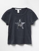 FULL TILT Foil Star Girls Baby Tee image number 2