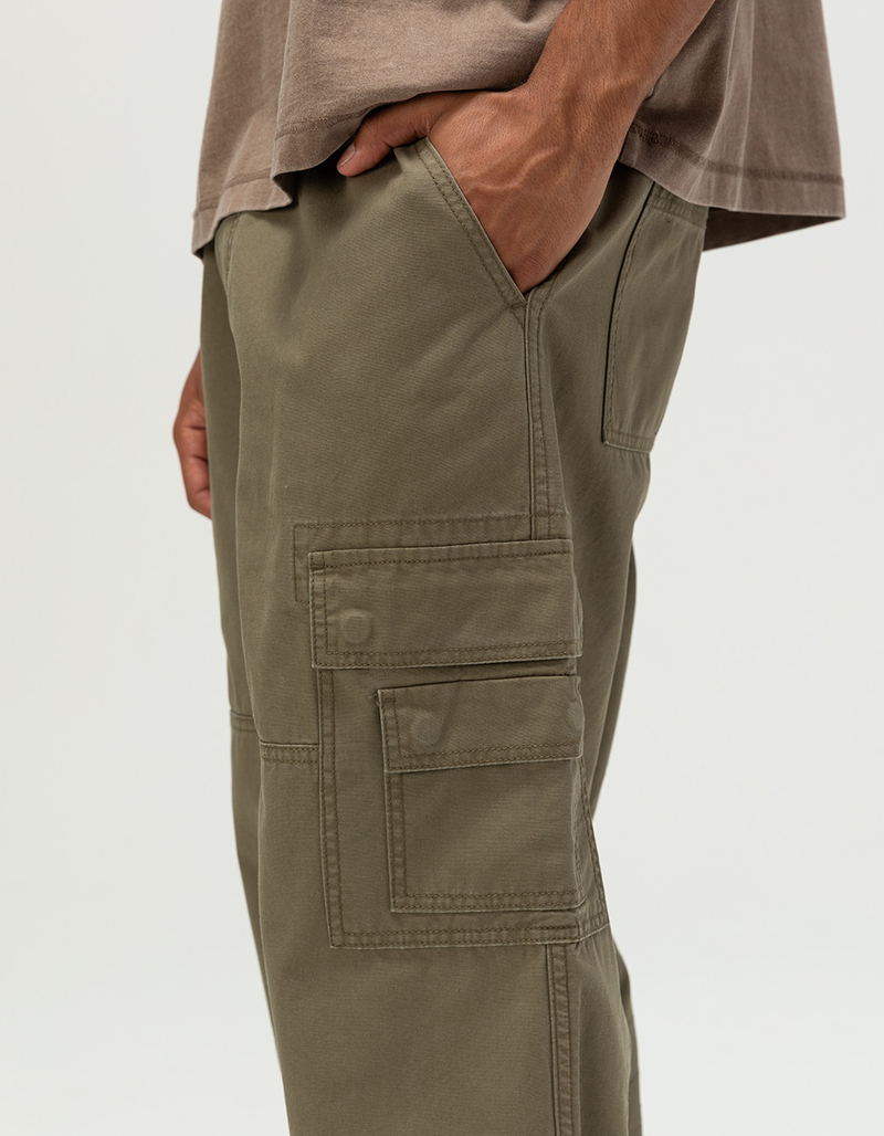 RSQ Mens Baggy Pull On Cargo Pants image number 7