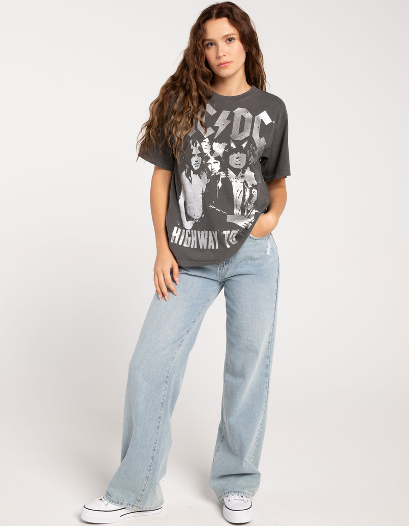 AC/DC Foil Womens Boyfriend Tee image number 3