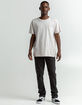 RSQ Mens Mineral Wash Pocket Tee image number 5