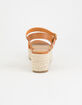 CITY CLASSIFIED Espadrille Tan Womens Platform Sandals image number 4