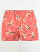 CAPTAIN FIN Lounge Lizard Red Mens Volley Shorts image number 2