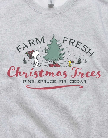PEANUTS Farm Fresh Trees Unisex Crewneck Sweatshirt Alternative Image