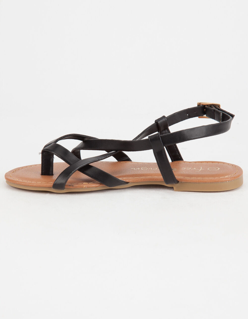 FREE REIGN Criss Cross Thong Girls Sandals image number 2