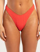 DAMSEL Texture High Leg Bikini Bottoms image number 2