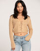 RSQ Womens Open Knit Double Tie Cardigan image number 1