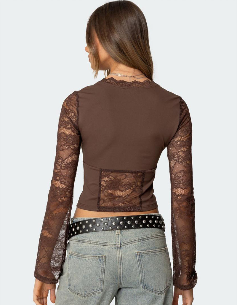 EDIKTED Stephi Lacey Split Front Top image number 3