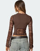 EDIKTED Stephi Lacey Split Front Top image number 4
