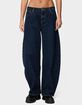 EDIKTED Jillian Low Rise Oversized Barrel Jeans image number 1