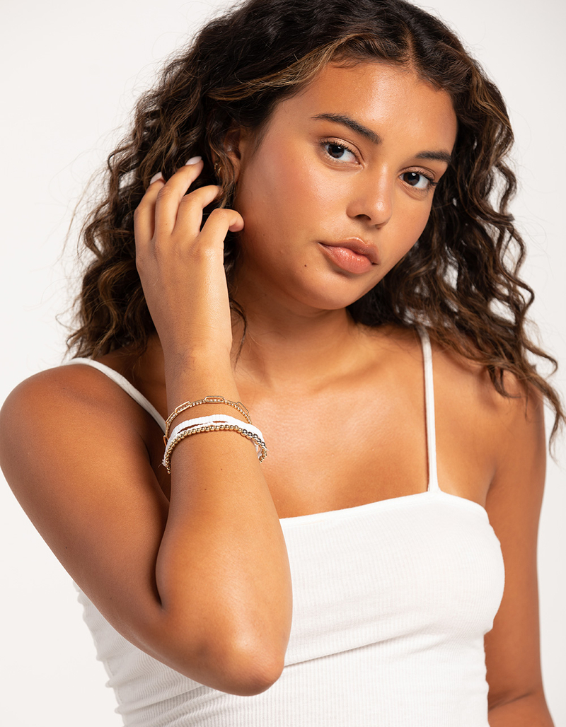 FULL TILT 5 Piece Beaded Bracelet Set image number 1