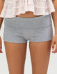 FULL TILT Womens Low Rise Micro Pull On Shorts image number 2