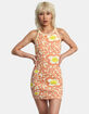 RVCA Stunner Sleeveless Rib Knit Short Dress image number 1