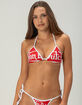 VON DUTCH Triangle Bikini Top image number 1