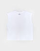 RSQ Mens Washed Cropped Muscle Tee image number 2