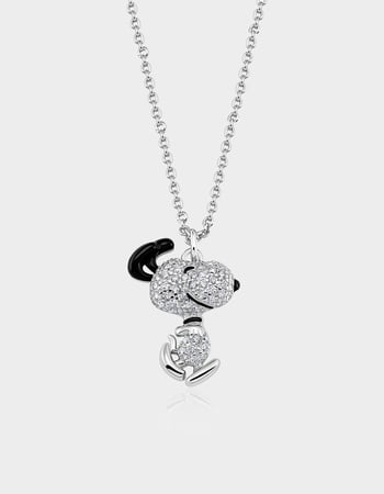CRISLU Peanuts Dancing Snoopy Necklace Primary Image