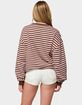 EDIKTED Onda Striped Sweatshirt image number 3