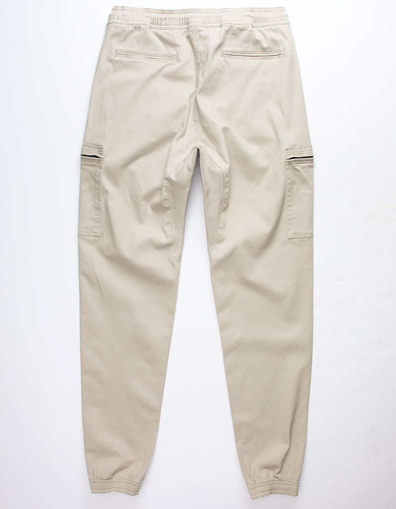 CHARLES AND A HALF Zip Pocket Khaki Mens Cargo Pants image number 1