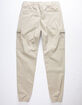 CHARLES AND A HALF Zip Pocket Khaki Mens Cargo Pants image number 2