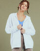 FULL TILT Womens Oversized Zip-Up Hoodie image number 1