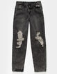 RSQ Girls 90s Acid Wash Jeans image number 5