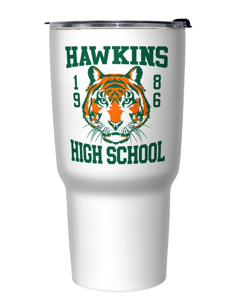 STRANGER THINGS 27 oz Hawkins High School Travel Mug image number 0