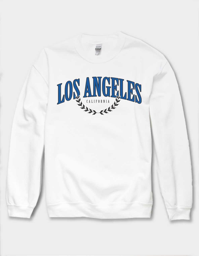 LOS ANGELES Olive Branch Unisex Crewneck Sweatshirt image number 0