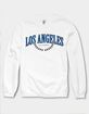 LOS ANGELES Olive Branch Unisex Crewneck Sweatshirt image number 1