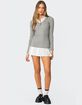 EDIKTED Two In One Collared Sweater Dress image number 3