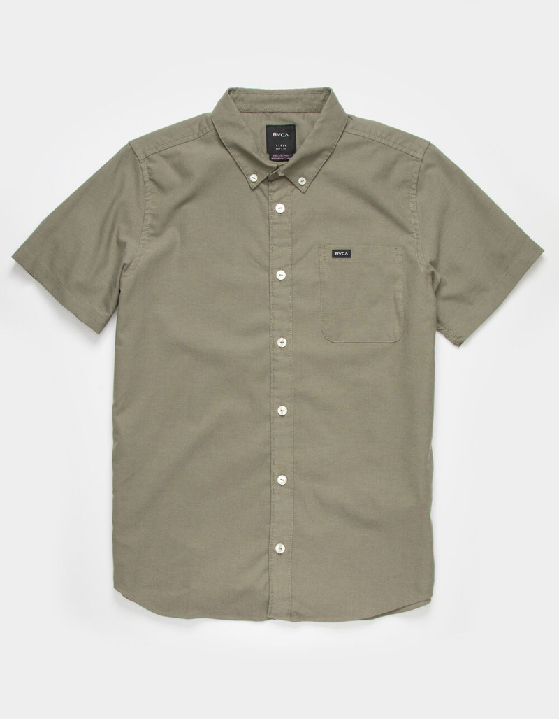 RVCA That'll Do Stretch Boys Moss Shirt image number 0