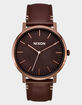 NIXON Porter Leather Watch image number 1