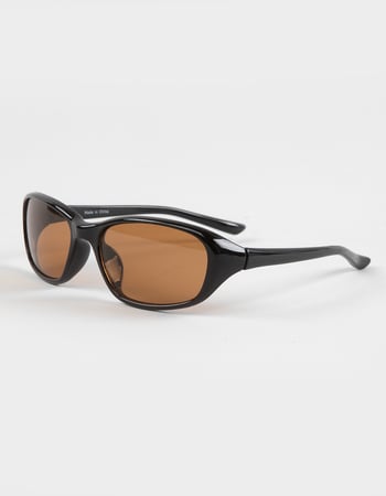RSQ Rectangle Wrap Plastic Sunglasses Primary Image
