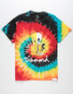 DIAMOND SUPPLY CO. x Looney Tunes X-Ray Tweety Mens Tie Dye T-Shirt image number 2